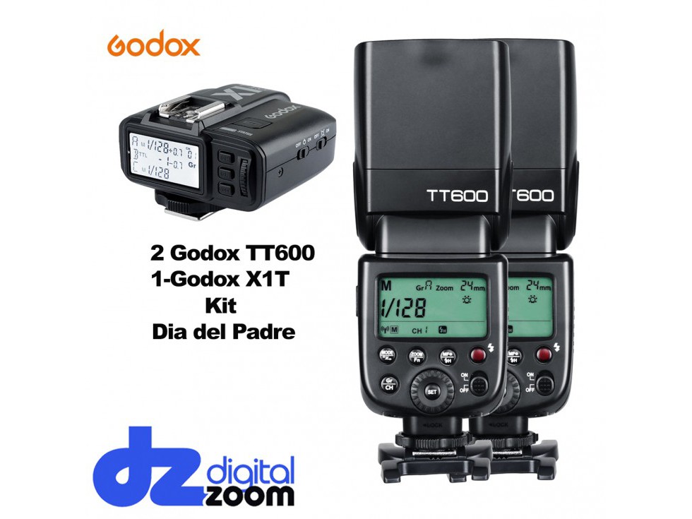 GODOX Godox Flash TT600 universal - a pilas